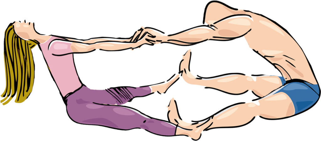 Partner Yoga Pt 1, duo yoga poses - thirstymag.com